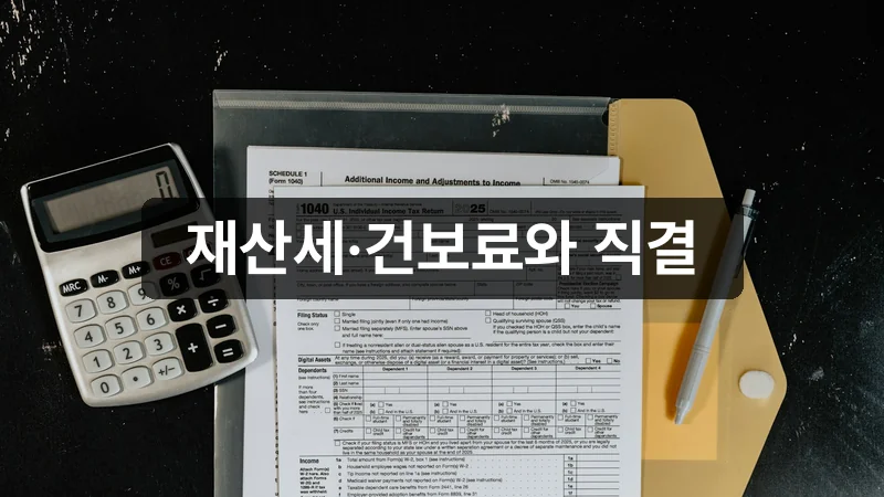 공시지가 조회 재산세 건보료 계산