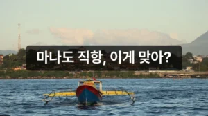 마나도 항공권 예매 직항 여행지 안내