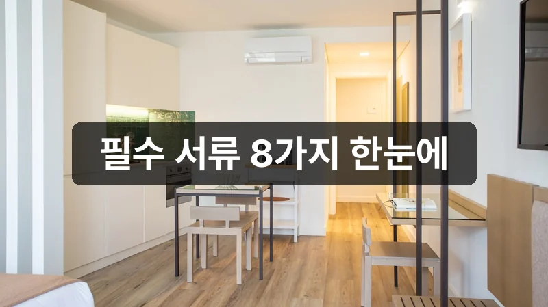 청년월세 지원 필수 서류 안내