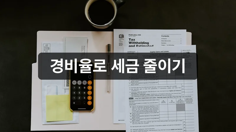 프리랜서 종합소득세 단순경비율 기준경비율 비교