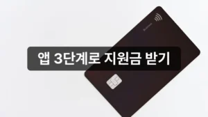 현대카드 고유가 피해지원금 신청 앱 3단계