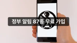 국민비서 알림서비스 무료 가입 안내 이미지