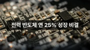 전력 반도체 관련주 SiC GaN 성장 비결