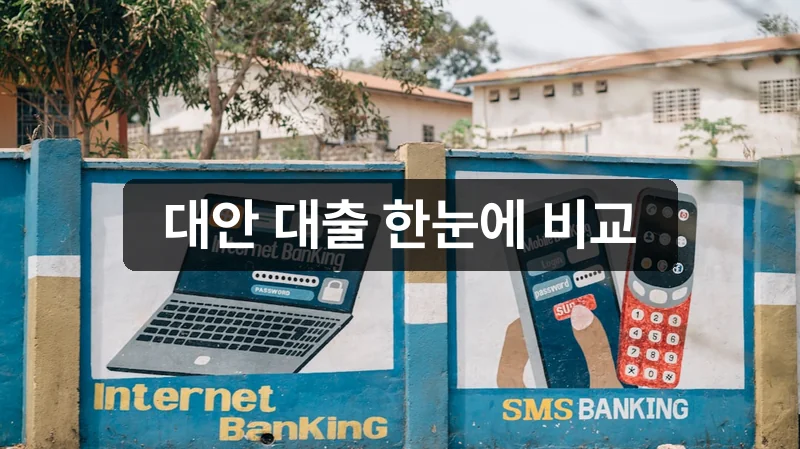 소액 대출 상품 비교 이미지